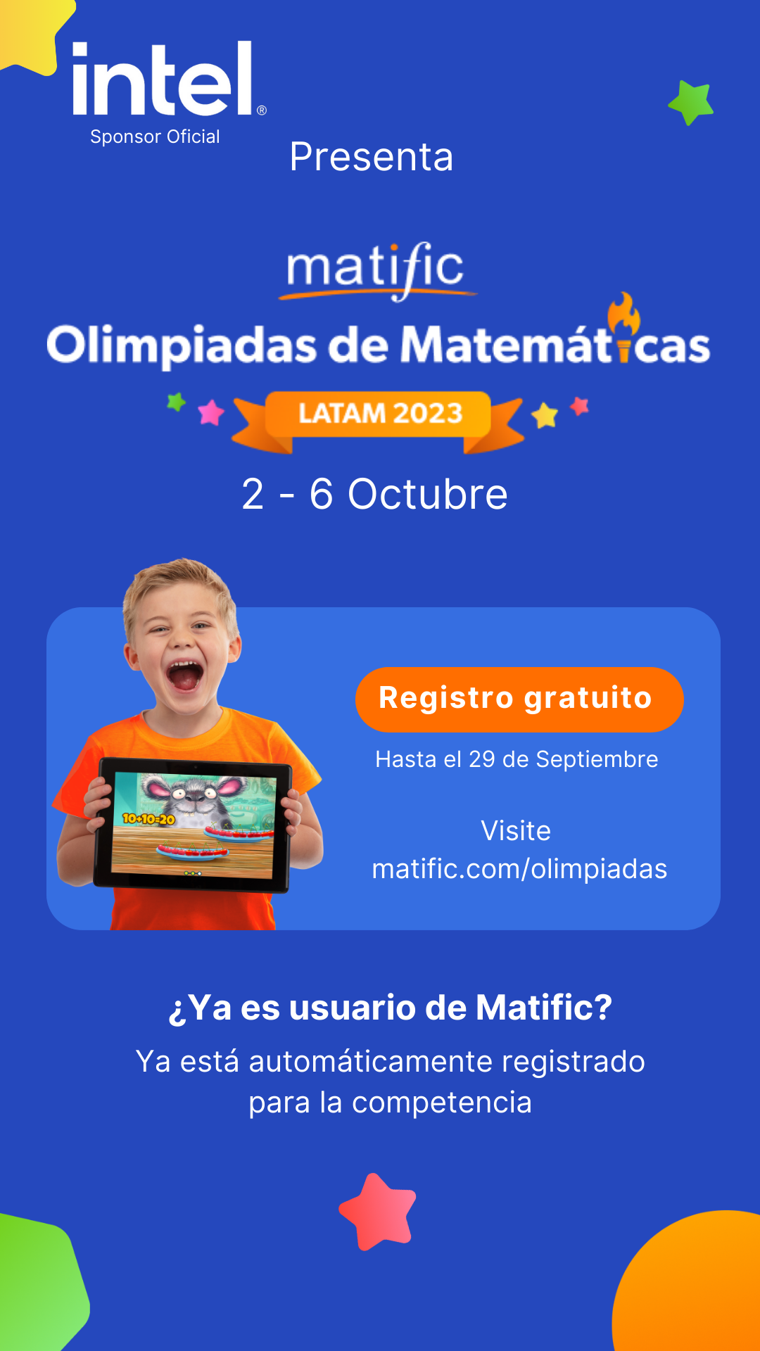 Olimpiadas de Matemáticas Matific 2023 LATAM - The Front Line